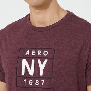 Aeropostale Men's Crew Neck T-Shirt Cotton Aero 1987 NY Graphic Soft NWT SZ L